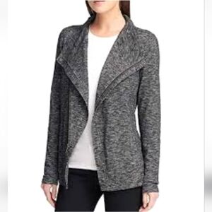 G.H. Bass & Co. sweater jacket, Full Zip, Activewear, Outdoor,sz M, gray.